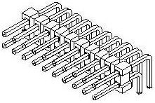 71764-0030, Headers &amp; Wire Housings RA BRKWY HEADER 30 PIN TIN