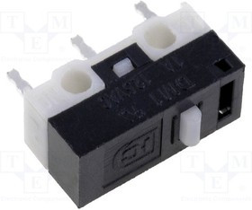 DM100P110-3, Микропереключатель SNAP ACTION; без рычага; SPDT; 1A/125ВAC