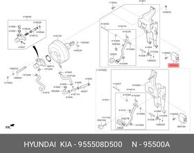 955508D500, Реле указателя поворота и аварийной сигнализации, 1.5а