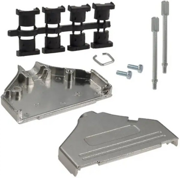 970-037-030R121, D-Sub Backshells 37P TOP ENT DIECAST NICKEL PLATED 970-037-030R121, D-Sub Backshells 37P TOP ENT DIECAST NICKEL PLATED