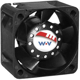DC0402012V2B-2T0, AXIAL FAN, 40MM, 12VDC, 19.8CFM, 53DBA