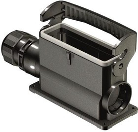 19433240251, Разъем для тяжелых условий, IP66, With Gland, Нейлон (Полиамид), Армированный Стекловолокном