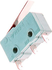MSW-12 (17мм), Микропереключатель с лапкой 17мм ON-(ON) (5A 125/250VAC) SPDT 3P
