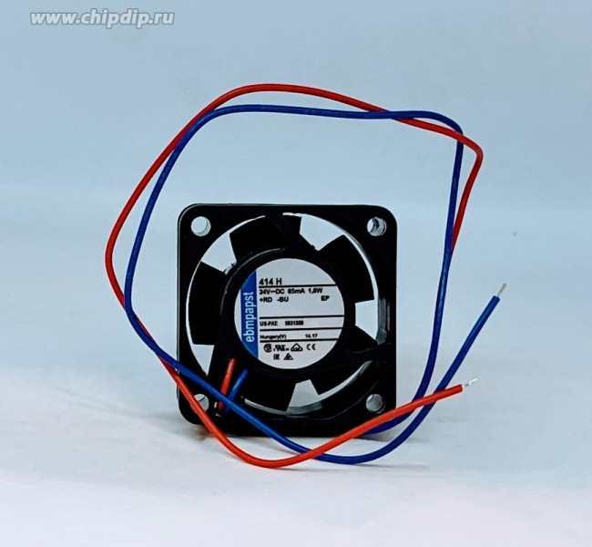 Вентилятор Ebmpapst 414H 24V DC 65mA 40x20 2pin