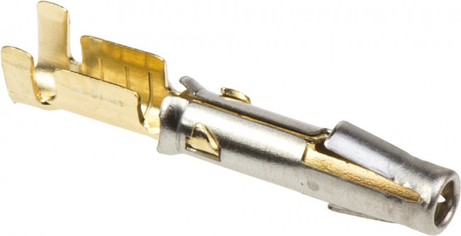 SC16ML11D70, Контакт круглого разъема, штампованный, Серия Trim Trio, Гнездо, Обжим, 16 AWG, 18 AWG