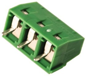 1729131, 13.5A 400V Зеленый Прямой pin 5.08мм 1 3 P=5.08мм Клеммная колодка