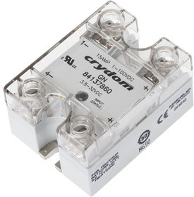 84137860, GN Series Solid State Relay, 15 A Load, Panel Mount, 100 V dc Load, 32 V dc Control