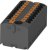 Distribution block, push-in connection, 0.14-4.0 mm², 7 pole, 24 A, 6 kV, black, 3273344
