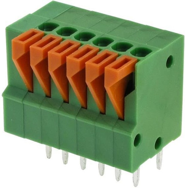 1-2834015-6, Клеммная колодка типа провод к плате, 2.54 мм, 6 вывод(-ов), 26 AWG, 20 AWG, Зажим 1-2834015-6, Клеммная колодка типа провод к плате, 2.54 мм, 6 вывод(-ов), 26 AWG, 20 AWG, Зажим