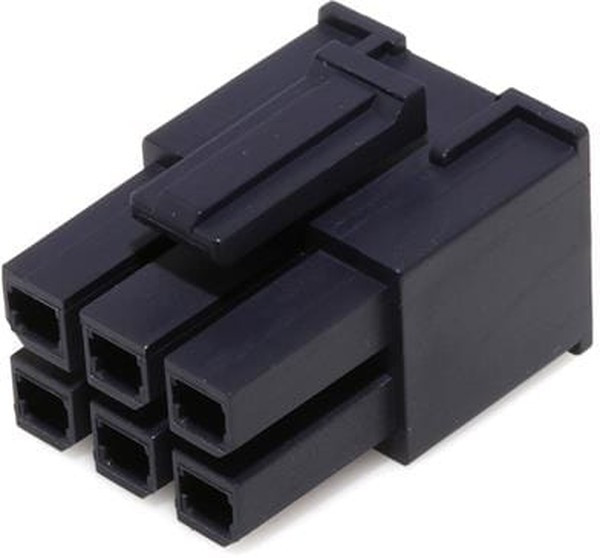 1700010106, Кожух разъема вилка 6 контакт(ов) 5.7мм обжим кабеля серия Mini-Fit Jr пакет 1700010106, Кожух разъема вилка 6 контакт(ов) 5.7мм обжим кабеля серия Mini-Fit Jr пакет