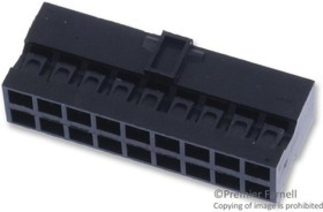 90311-018LF, Headers &amp; Wire Housings Crimp-to-Wire Hsg Pol,Latch,Dbl Rw,18P