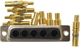 682M5W5103L001, Комбинированный разъем D Sub, Power-D 682M Series, DB-5W5, Штекер, 5 контакт(-ов), 5 Силовых 682M5W5103L001, Комбинированный разъем D Sub, Power-D 682M Series, DB-5W5, Штекер, 5 контакт(-ов), 5 Силовых