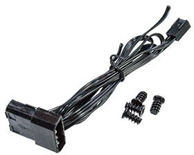 CLR12025LL12SA-WH, вентилятор 120*120*25мм 12В с подсветкой белый, подшипник скольжения, 1700 об/мин