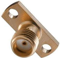 142-1701-601, RF Connectors / Coaxial Connectors SMA FLANGE JACK GOLD