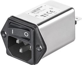 FN9266B-6-06, IEC FILTER, MEDICAL, 3MH, 6A, 250VAC FN9266B-6-06, IEC FILTER, MEDICAL, 3MH, 6A, 250VAC