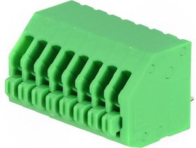 PTSA0.5/8-2.5-Z, Зажимная рейка для печатных плат, угловой 45°, 2,5мм, на PCB