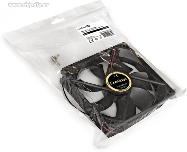 EX283394RUS, Вентилятор 12В DC ExeGate EX12025SM (120x120x25 мм, Sleeve bearing (подшипник скольжения), Molex, 1500RPM, 24dBA) EX283394RUS, Вентилятор 12В DC ExeGate EX12025SM (120x120x25 мм, Sleeve bearing (подшипник скольжения), Molex, 1500RPM, 24dBA)