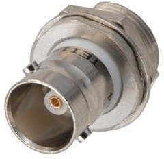 UBJ27, RF Connectors / Coaxial Connectors BNC BLKD JK INSL Front MNT