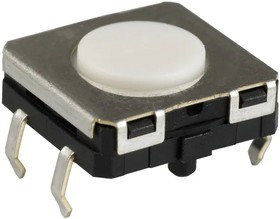 B3W-4000, Микропереключатель TACT, SPST-NO, Пол: 2, 0,05A/24ВDC, THT, нет