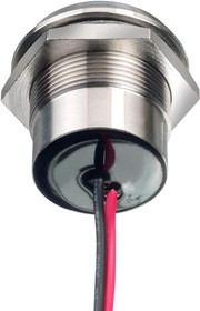 Q22Y5SXXW24E, LED Indicator, Rear Epoxy Wire, Fixed, White, DC, 24V