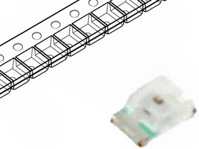 LL-S192PVC-V1-2B, LED; SMD; 0603; red; 28?80mcd; 1.6x0.8x0.6mm; 130°; 1.6?2.4V; 20mA LL-S192PVC-V1-2B, LED; SMD; 0603; red; 28?80mcd; 1.6x0.8x0.6mm; 130°; 1.6?2.4V; 20mA