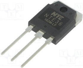 NTE36, Транзистор: NPN, биполярный, 140В, 12А, 100Вт, TO3P