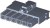 200456-1216, Корпус разъема, Mega-Fit 200456, Гнездо, 6 вывод(-ов), 5.7 мм