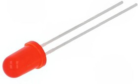 LTL2R3KRD-EM, LED; 5mm; red; 50mcd; 30°; Front: convex; 1.8V; Pitch: 2.54mm