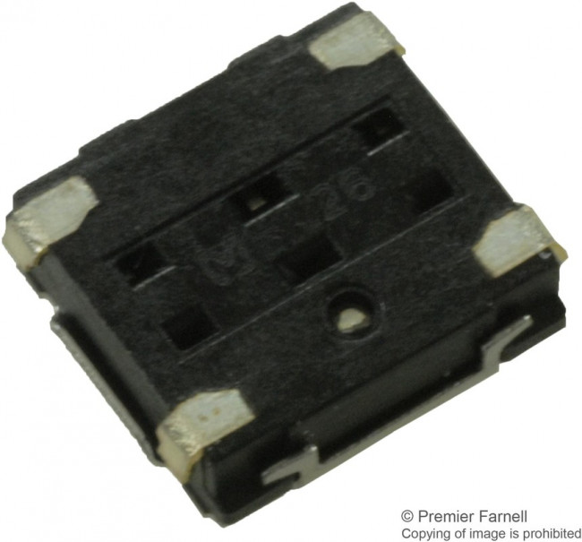 EVQ-Q2B01W, Tactile Switches Switch Light Touch 6mm Square SMD
