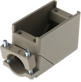 516-230-520, Корпус разъема, Side Entry Cover, Разъемами для стоек и панелей серии 516, 20, 90° 516-230-520, Корпус разъема, Side Entry Cover, Разъемами для стоек и панелей серии 516, 20, 90°