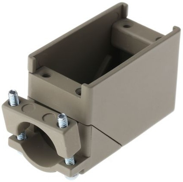 516-230-520, Корпус разъема, Side Entry Cover, Разъемами для стоек и панелей серии 516, 20, 90° 516-230-520, Корпус разъема, Side Entry Cover, Разъемами для стоек и панелей серии 516, 20, 90°