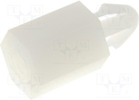 FIX-MAE-7TV, Дистанцирующая стойка на плату, полиамид, Цвет натуральный