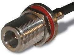 172129RP, RF Connectors / Coaxial Connectors N STRAIGHT JACK BLKHD CABLE REV POL 172129RP, RF Connectors / Coaxial Connectors N STRAIGHT JACK BLKHD CABLE REV POL