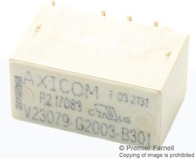 V23079F1101B301, Low Signal Relays - PCB Relay DPDT 5A 5VDC 357Ohm Surface Mount