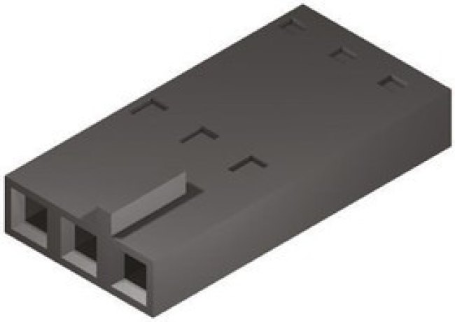50-57-9202, SL Female Connector Housing, 2.54mm Pitch, 2 Way, 1 Row