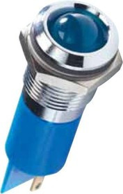 Q14P1CXXR12E, LED Indicator, Solder Lug / Faston 2.8 x 0.8 mm, Fixed, Red, DC, 12V