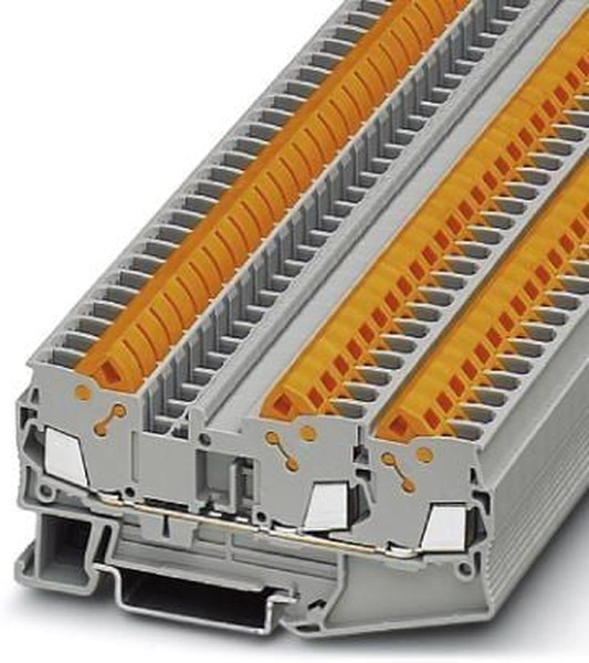 3206445, QTC 2.5 Clipline Series Grey Feed Through Terminal Block, 2.5mm², Single-Level 3206445, QTC 2.5 Clipline Series Grey Feed Through Terminal Block, 2.5mm², Single-Level