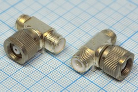 Высокочастотный тройник-гнездо на два штекера СР75-294ФВ; №1043 СР75-294ФВ\