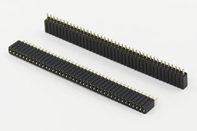 Разъем PBL-1x40 розетка, шаг P1.27, контакты 40P, монтаж на плату