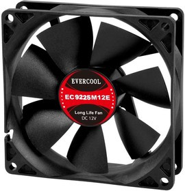 EC9225M12SP, Вентилятор 12В, подш. скольжения, 92х92х25мм, 2200 об/мин, кабель 3-- 4pin (PWM)