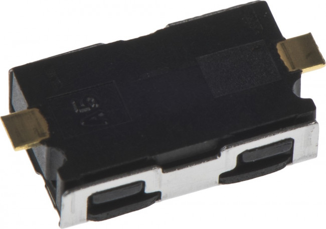 KSR224G LFG, IP50 Button Tactile Switch, SPST 10 mA @ 32 V dc 0.8mm Surface Mount