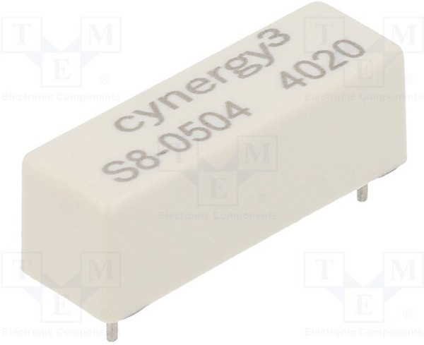 S8-0504, Реле: герконовое, SPST-NO, Uобмотки: 5ВDC, 1А, макс.350ВDC, PCB S8-0504, Реле: герконовое, SPST-NO, Uобмотки: 5ВDC, 1А, макс.350ВDC, PCB
