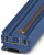 3037818, ST 2.5-MT BU Series Blue DIN Rail Terminal Block, Single-Level, Spring Clamp Termination