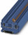 3037818, ST 2.5-MT BU Series Blue DIN Rail Terminal Block, Single-Level, Spring Clamp Termination