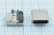 Разъем USB розетка, тип C 3.1, контакты на плату, USB3.1 TYPE-C-24PF-022