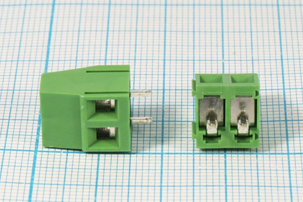 Клеммник наборный, контакты 2P5, на плату, DG128-5,0-02P-14-00A