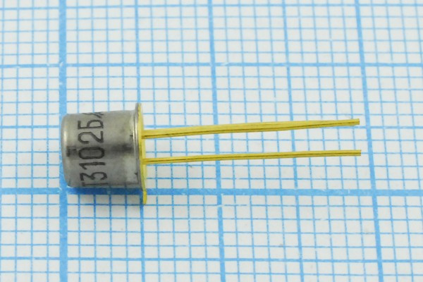 Транзистор КТ3102Б \NPN\0,25\КТ-1-7\Au; транз КТ3102Б \NPN\0,25\КТ-1-7\Au