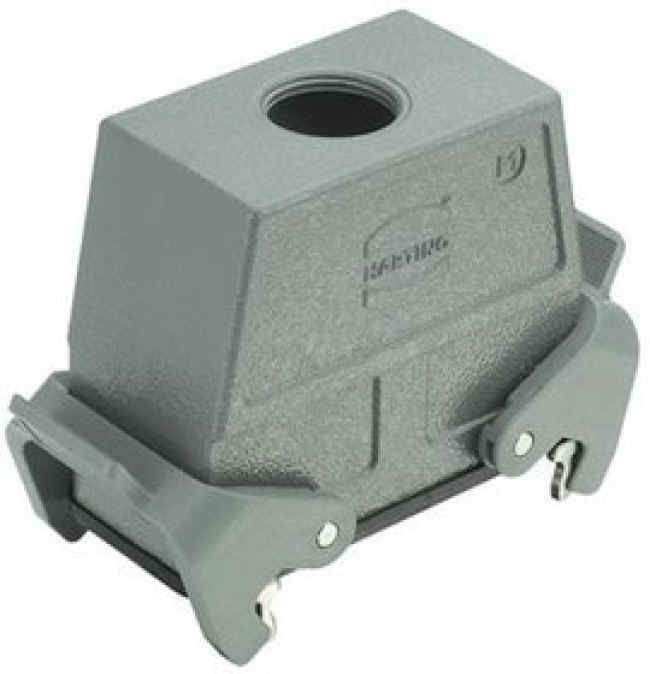 19300160738, Heavy Duty Power Connectors HAN B HOOD COUPLER HC 2 LEVERS M40
