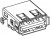 48258-0001, USB Connectors USB A SINK REVERSE T INK REVERSE TYPE L/F