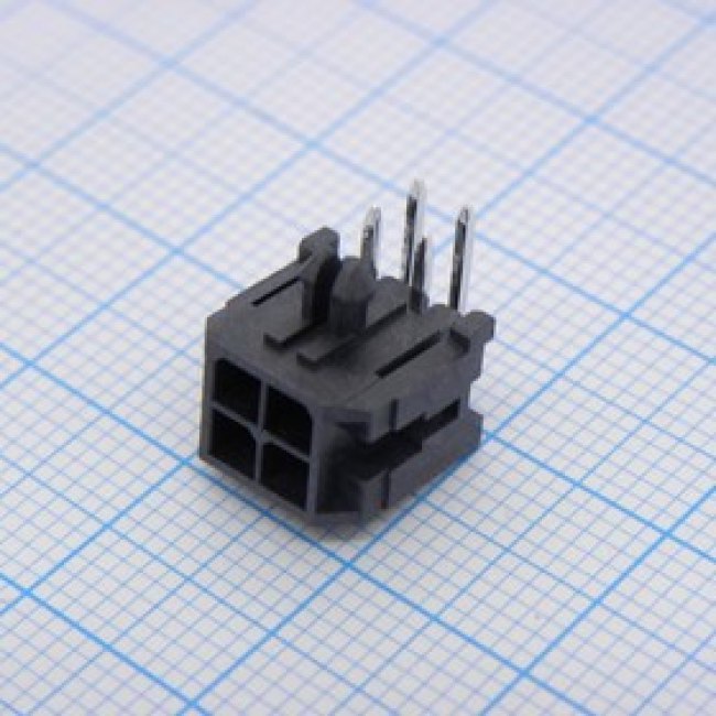 430450400, 04P MICRO-FIT HEADER 2 ROW